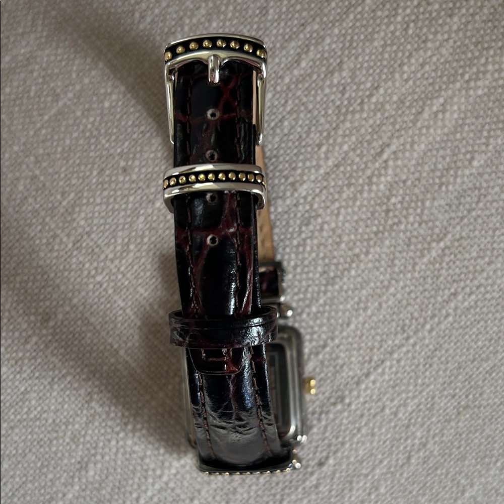Vintage Ecclissi Women's Watch Sterling Silver and Leather - Picture 2 of 5